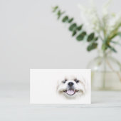 Carte de visite de sourire de tzu de shih (Debout devant)