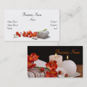 Carte de visite de spa (Devant / Derrière)