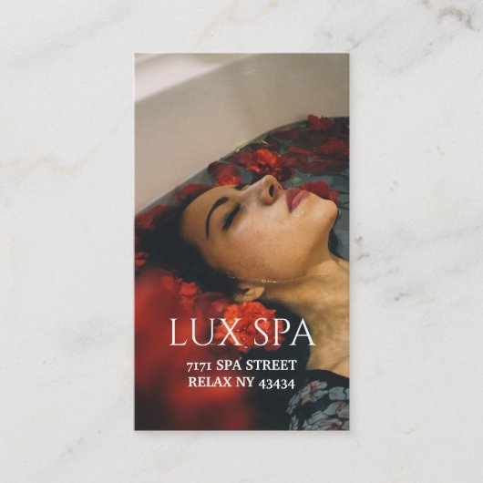 Carte de visite de Spa (Devant)