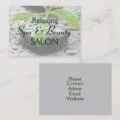 Carte de visite de Spa&Beauty (Devant / Derrière)