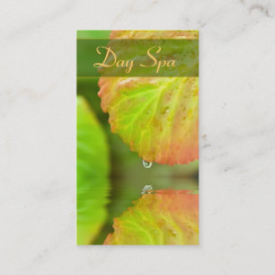 Carte de visite de spa de jour