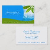 Carte de visite de spa de jour (Devant / Derrière)