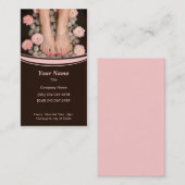 Carte de visite de spa de salon (Devant / Derrière)