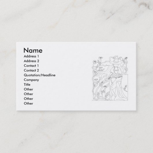 Carte de visite de Spellbook (Devant)