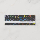 Carte de visite de spirales (Dos)