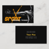 Carte de visite de sport pour les formateurs perso (Devant / Derrière)