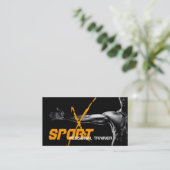 Carte de visite de sport pour les formateurs perso (Debout devant)