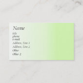 Carte de visite de springbok (Dos)