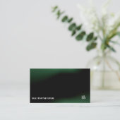 Carte de visite de startup de technologie sombre f (Debout devant)