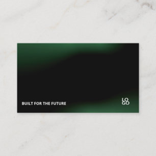 Carte de visite de startup de technologie sombre f