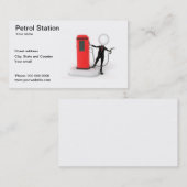 Carte de visite de station-service (Devant / Derrière)