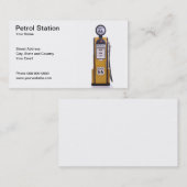 Carte de visite de station-service (Devant / Derrière)