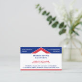 Carte de visite de station-service (Debout devant)