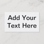 Carte de visite de sténographe judiciaire (Dos)