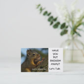 Carte de visite de stratégies de retraite (Debout devant)