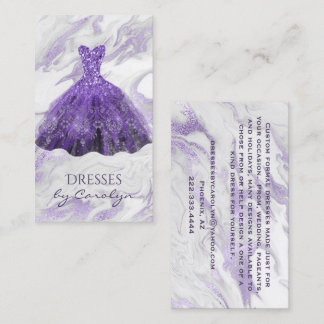 Carte de visite de stress maritime de la glitterie