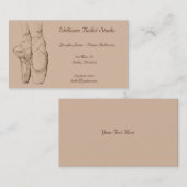 Carte de visite de studio de ballet (Devant / Derrière)