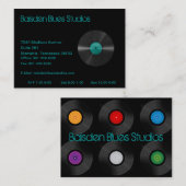 Carte de visite de studio de bleus de Baisden (Devant / Derrière)