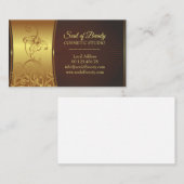 Carte de visite de studio de maquillage cosmétique (Devant / Derrière)