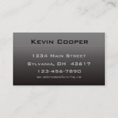 carte de visite de style 3D (Dos)