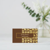 Carte de visite de style brillant (Debout devant)