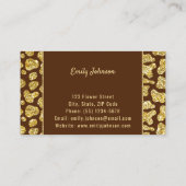 Carte de visite de style brillant (Dos)