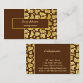 Carte de visite de style brillant (Devant / Derrière)