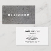 Carte de visite de style brutal pour votre entrepr (Devant / Derrière)