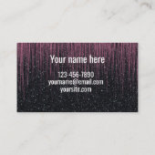 Carte de visite de style carte de crédit (Dos)