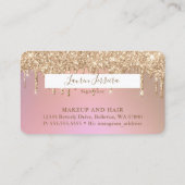 Carte de visite de style carte de crédit en paille (Dos)