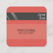 "Carte de visite de style carte de crédit n° 13" (Devant)