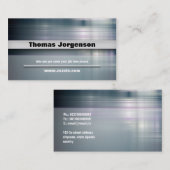 carte de visite de style d'affaires (Devant / Derrière)