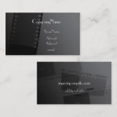 Carte de visite de style de film (Devant / Derrière)