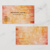 carte de visite de style de technologie (Devant / Derrière)