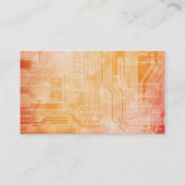 carte de visite de style de technologie (Dos)