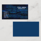 Carte de visite de style de technologie (Devant / Derrière)