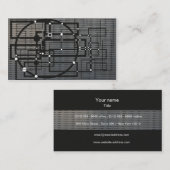 Carte de visite de style d'ingénierie (Devant / Derrière)