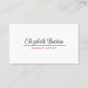 Carte de visite de style simple