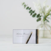 Carte de visite de stylet pour ordinateur portable (Debout devant)