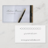 Carte de visite de stylet pour ordinateur portable (Devant / Derrière)