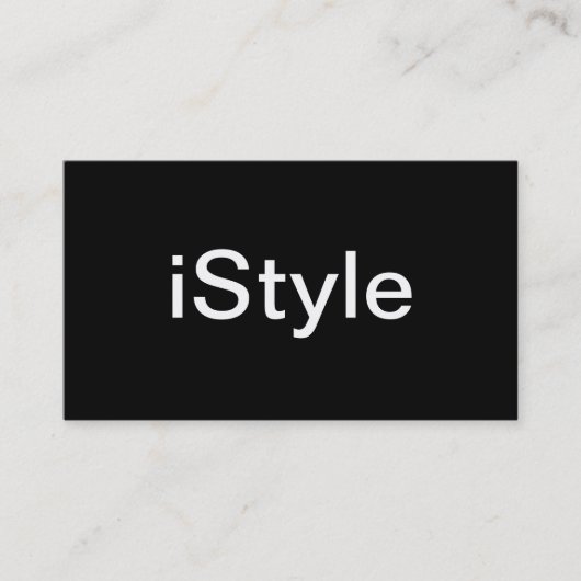 Carte de visite de styliste (Devant)