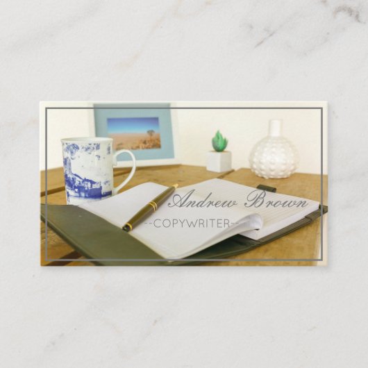 Carte de visite de stylo Carnet Copywriter (Devant)