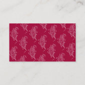 Carte de visite de stylo de cannette (Dos)