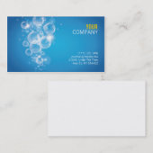 carte de visite de succès d'eau propre (Devant / Derrière)