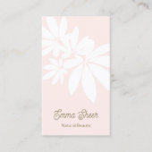 Carte de visite de succursale de Feuilles Blush Pi (Devant)