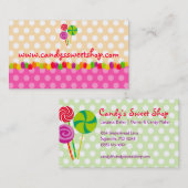 Carte de visite de sucrerie (Devant / Derrière)