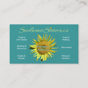 Carte de visite de SunflowerSisters.ca