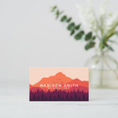 Carte de visite de Sunset Mountain (Debout devant)