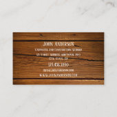 Carte de visite de suppression de la maison de cha (Dos)