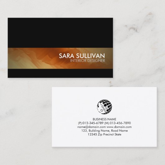 Carte de visite de suppression de la maison du con (Devant / Derrière)